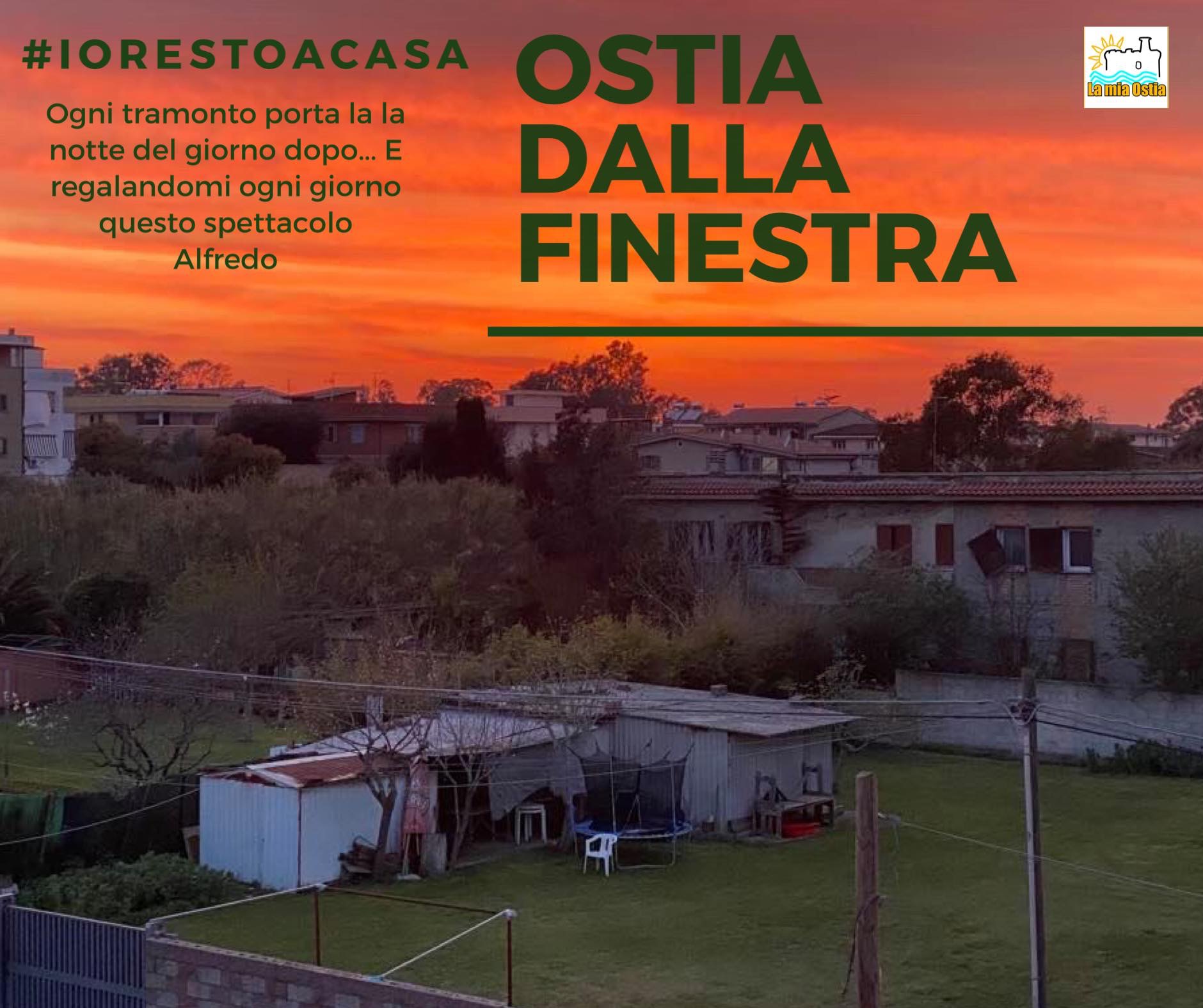 Ostia dalla finestra: mese di aprile